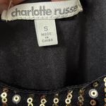 Charlotte Russe  Black and Gold Sequin Mini Dress Photo 2