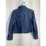 Bill Blass Womans Medium Cotton Button Down Jean Jacket Photo 1