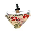 Triangl Neoprene Floral Print Bikini Bottom Tan‎ Beige Red Multi Size Medium Tan Photo 1