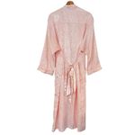 Victoria's Secret VICTORIA’S SECRET Vintage Gold Label Silky Paisley Pink Robe Size M Photo 4
