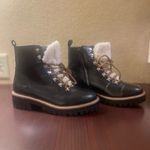 Target Black Combat Moto Boots with Rugged Sole Photo 2