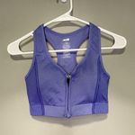Avia Royal Blue Tank Sport Top Racerback Size Large Zip Up Front Photo 2