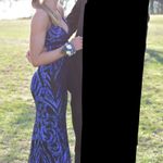 Dillard's Black And Blue Prom / Pageant Dress Photo 2