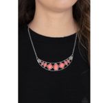 Paparazzi Emblazoned Era Pink Necklace (200) Photo 0