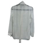Just Cavalli  white sheer top necktie Photo 2
