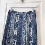 American Eagle AEO Boho Maxi Skirt Blue Floral 6 Photo 89