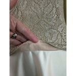 Vintage Y2K Bari Jay Champaign Maxi Dress Gown lace bodice full skirt size 11 Photo 9