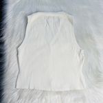 Le lis  Cream Rib Knit Button Front Top Photo 2