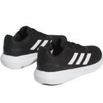 Adidas Falcon 3 Sport Lace Sneakers Black and White Size 6.5Y / 8W Photo 4