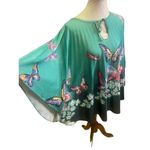 Unbranded Gorgeous Bat Wing Style Aqua Photo 3