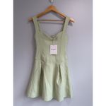 RUNAWAY THE LABEL Runaway x Revolve Bethani Mini Dress Key lime Green Girly Stretch Crepe S Photo 1