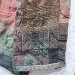 Vintage Patchwork Boho Jacket Embroidered Beaded Jacquard Tribal Cottagecore Size XL Photo 5