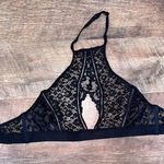 Victoria's Secret Very Sexy Black Lace Halter Bra Photo 10