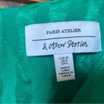 & Other Stories & Other Stories Paris Atelier Twist Knot Green Striped Long Sleeve Midi Dress Photo 5