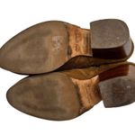 Soludos  Emma Brown Stacked Heeled Chestnut Suede Ankle Boots Booties 9.5 Photo 6