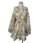 Alexis  Behati Dress in Floral Embroidered Medium New Womens Floral Mini Photo 3