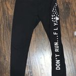 Danskin Now “Don’t Run Fly” Cotton Leggings Multiple Size M Photo 0