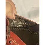 Clarks  Artisan Red Leather Rope Wedge Sandal Slides  Buckle Size 10M Bin2 Photo 6