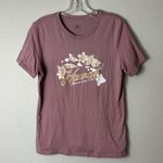 Rip Curl Pink Hawaii Scooped Neck Short Sleeve Graphic T-Shirt - Size Medium Photo 0