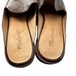 Madewell The Frances Loafer Mule in Snake Embossed Leather Brown Black Sz 7.5 Photo 6