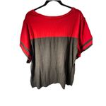 Fanatics  Los Angeles Angels Women's Colorblock T-Shirt Red/Black Size 2X Photo 1