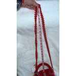 Kate Spade NWT  x Target Women's Red & Pink Beaded‎ Shoulder Bag Casual Photo 12