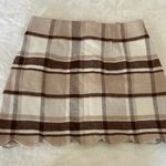 Blu Pepper  Plaid Button-Front Skirt Photo 6