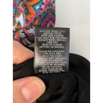 Nicole Miller Studio Women's Dress Size 12 Multicolor Paisley Print Short Sleeve Blue Photo 5