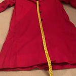 Vintage 80s International Scene red wool coat 9/10 Photo 5