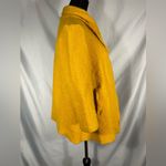 North Style Wool Coat Women Geometric Pockets Jacket Artsy Boho Yellow Sz 1X Gold Photo 2
