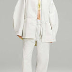 Lululemon cinch waist stretch shirt jacket bone size large Photo 0