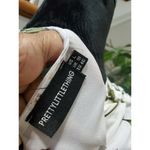 Pretty Little Thing Women White Floral Polyester V-Neck Long Sleeve Blouse Size L Photo 9