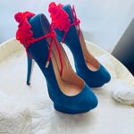 Charlotte Olympia  Eternally Dolly Embellished Suede Pumps   Photo 10