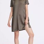 Rag and Bone NWT Ali Houndstooth Shift Dress Olive Photo 0
