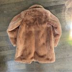 ZARA outerwear soft brown fluffy faux fur coat jacket Photo 9