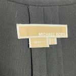 Michael Kors  One Button Blazer Jacket Black Wool Blend Size 10 Photo 2