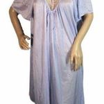 Vintage Purple Satin Night Dress With Lace Collar Size undefined Photo 0