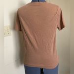A New Day Womens Short Sleeve V-Neck T-Shirt Beige Size S Photo 2