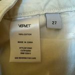 Vervet Cream/white Frayed Jeans  Photo 3