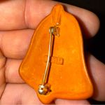 Vintage MYLU Christmas Bell Terracotta
Pin Brooch 1960s with Unbranded Stocking Photo 4