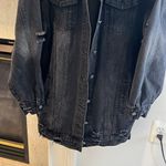 SheIn  distressed denim jacket size Large Photo 2
