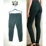 Anthropologie Pilcro and the Letterpress Green Textured Jeans Size 28 Zip Hem Photo 2