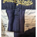 American Eagle Brushed denim denim cotton belted cuffed shorts with side pockets Photo 6