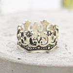 Royal Crown Ring Silver Photo 2