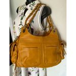 Sondra Roberts Orange Leather Shoulder/ Handbag Photo 8