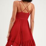 Free People Red Dress Photo 4