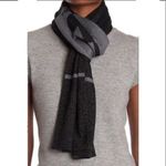 Furla Metallic Knit Scarf, Wool, Black & Gray, Reversible,Designer Luxury, NWT Photo 1