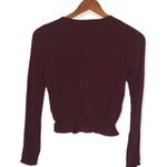 Cape Juby Ruffled Long Sleeve Crop Top Photo 1