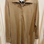 & Other Stories Paris Atelier & Other Stories Tan Knit Collared Mini Dress Long Sleeve Womens Photo 0