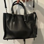 Balenciaga  Tote Shoulder Bag 535269 Papier Mini Side Zip Black Used Authentic‎ Photo 5